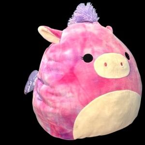 NWOT- Squishmallows Tie-Dye Plush Toy, “Willa the Pegasus”